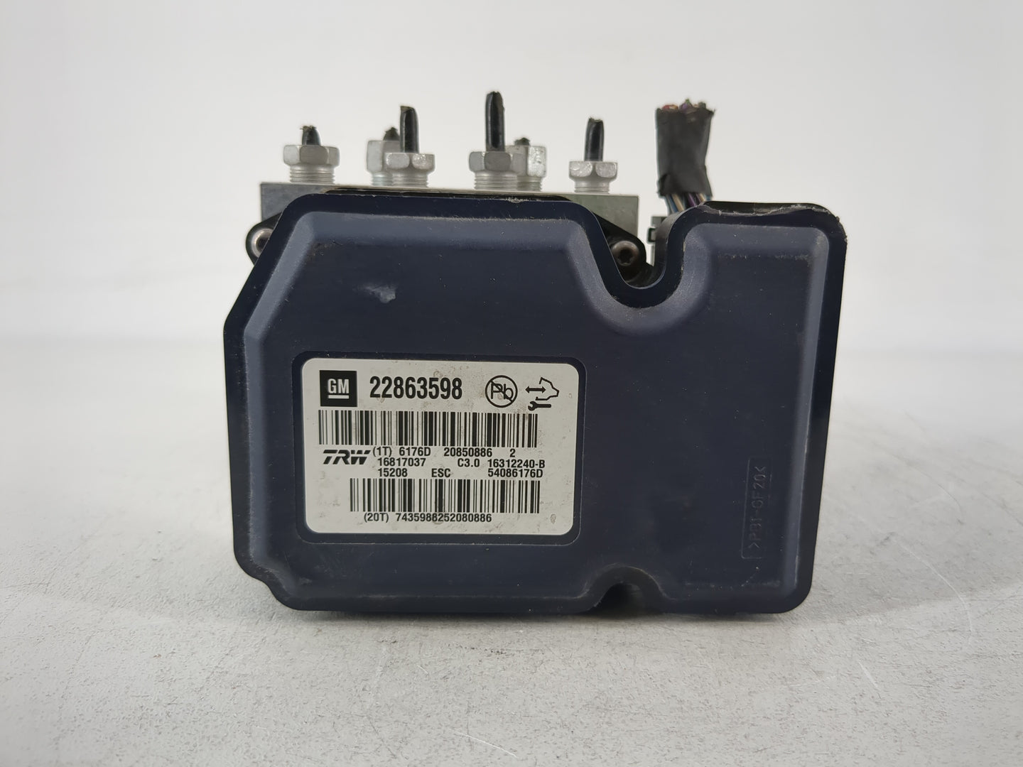 2016 Chevrolet Malibu Limited ABS Pump Control Module Replacement P/N:22863598 Fits Fits 2012 2013 2014 2015 OEM Used Auto P