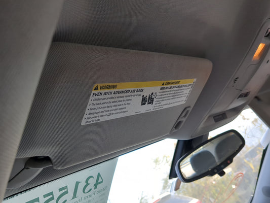 2016 Chevrolet Malibu Limited Sun Visor Shade Replacement Driver Left Mirror Fits Fits 2013 2014 2015 OEM Used Auto Parts - 