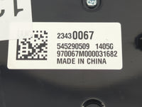 2016 Chevrolet Malibu Limited Climate Control Module Temperature AC/Heater Replacement P/N:23430067 23430066 Fits OEM Used A
