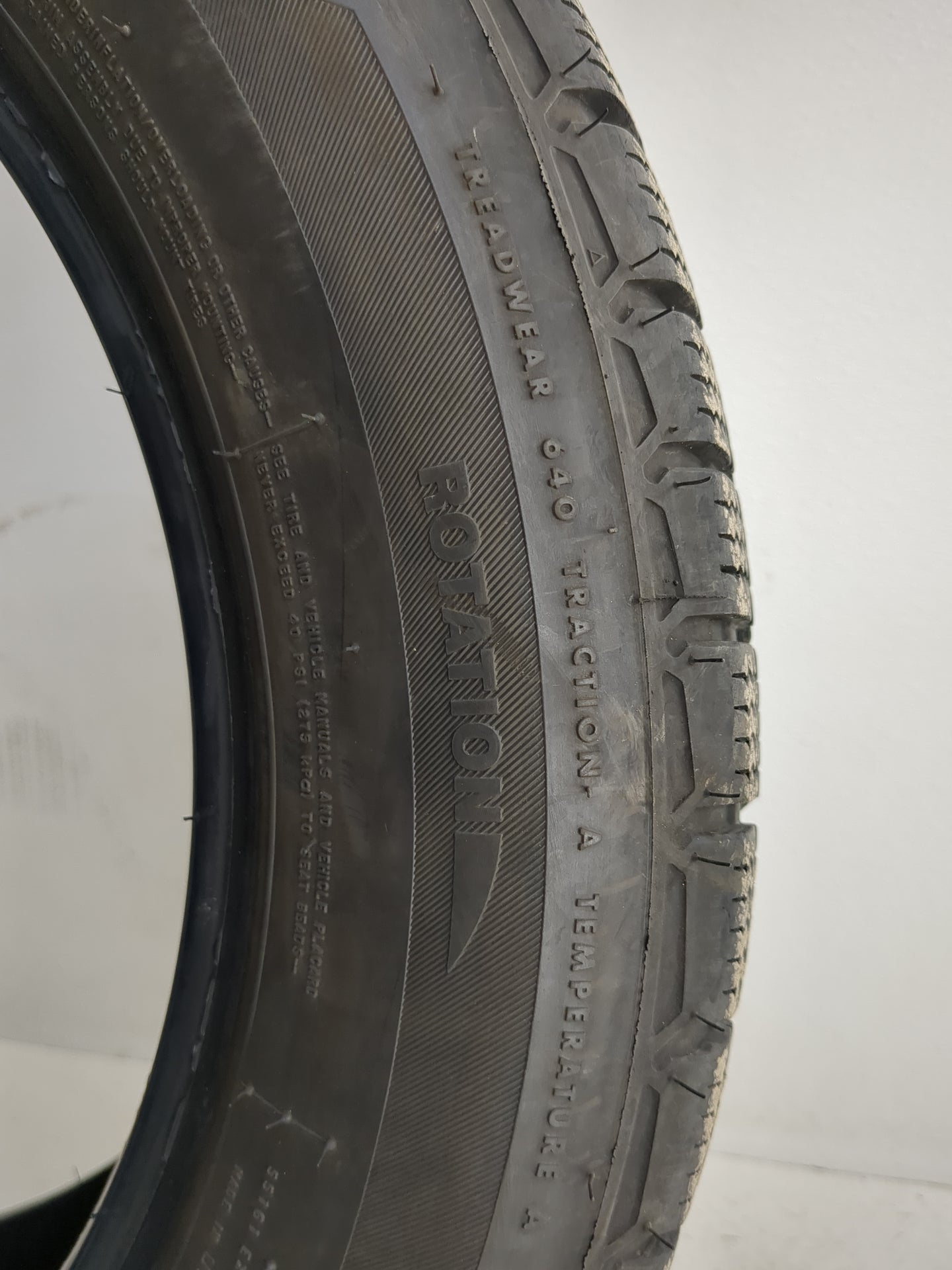 Used Tire 225/55R17 FIRESTONE WEATHERGRIP 97V - Tread Depth 8.5/32 - Oemusedautoparts1.com