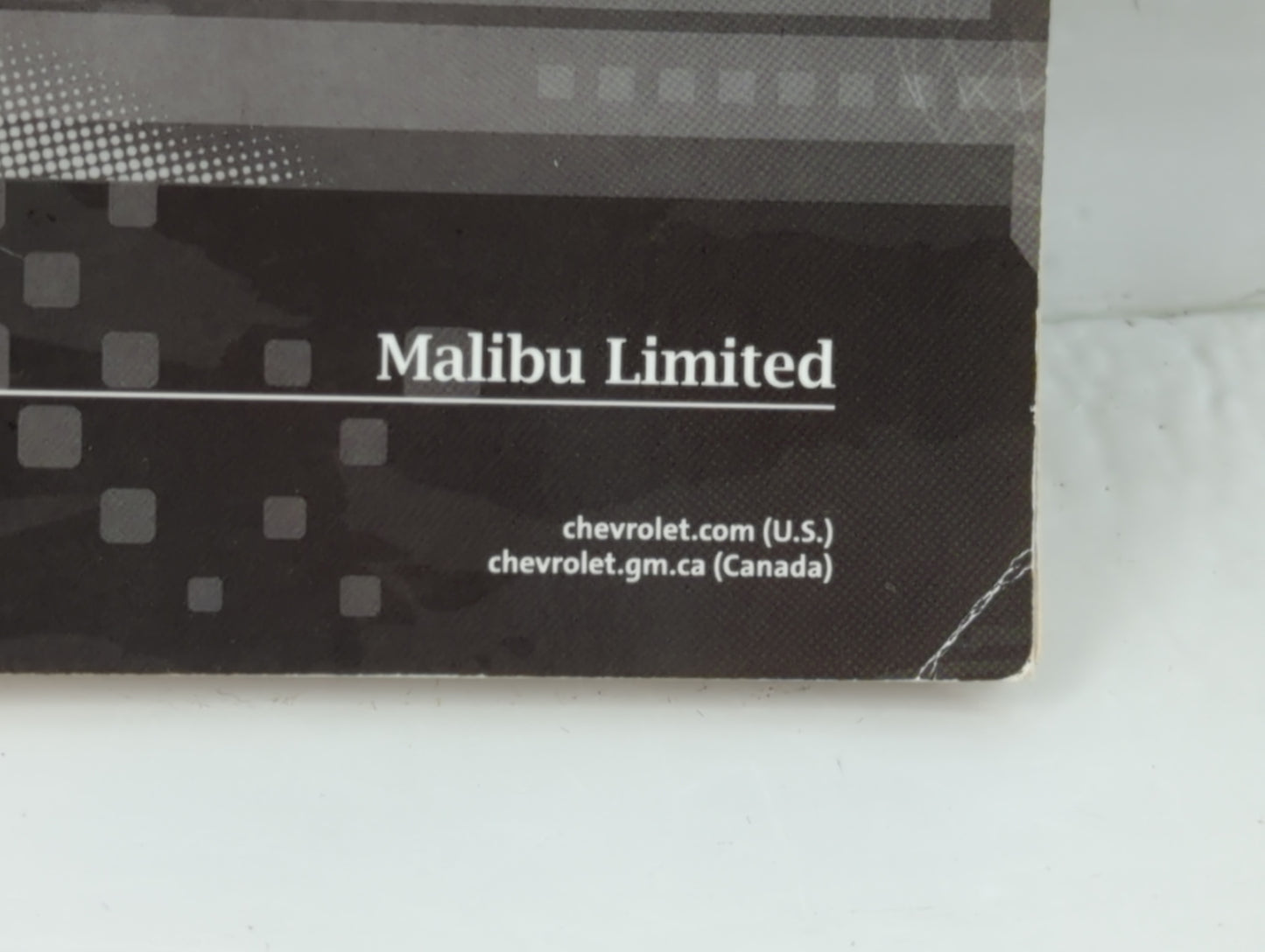 2016 Chevrolet Malibu Limited Owners Manual Book Guide P/N:23179986 A OEM Used Auto Parts - Oemusedautoparts1.com