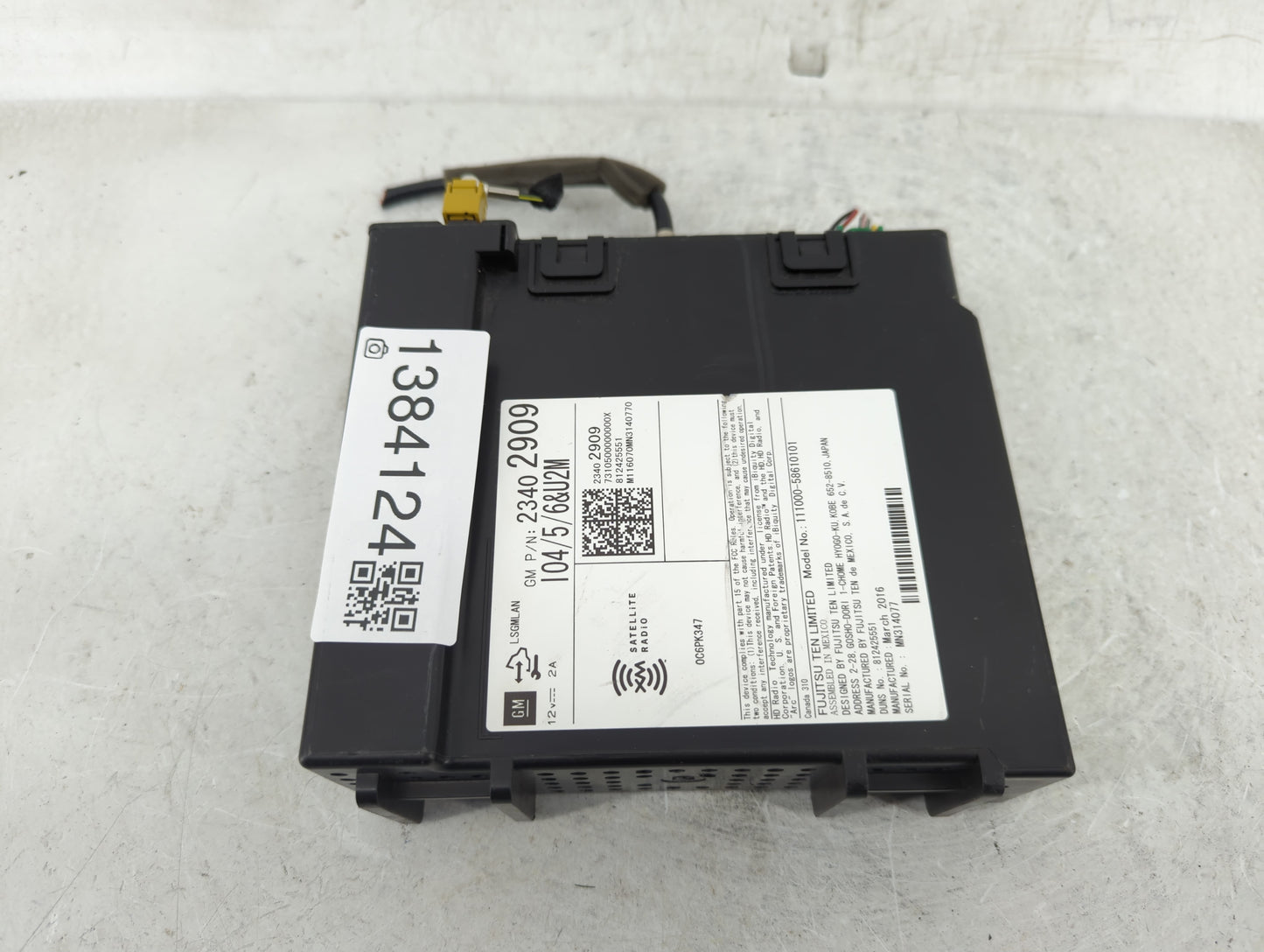 2016 Silverado 1500 Body Control Module Bcm Inner Cabin Fuse Box - Oemusedautoparts1.com