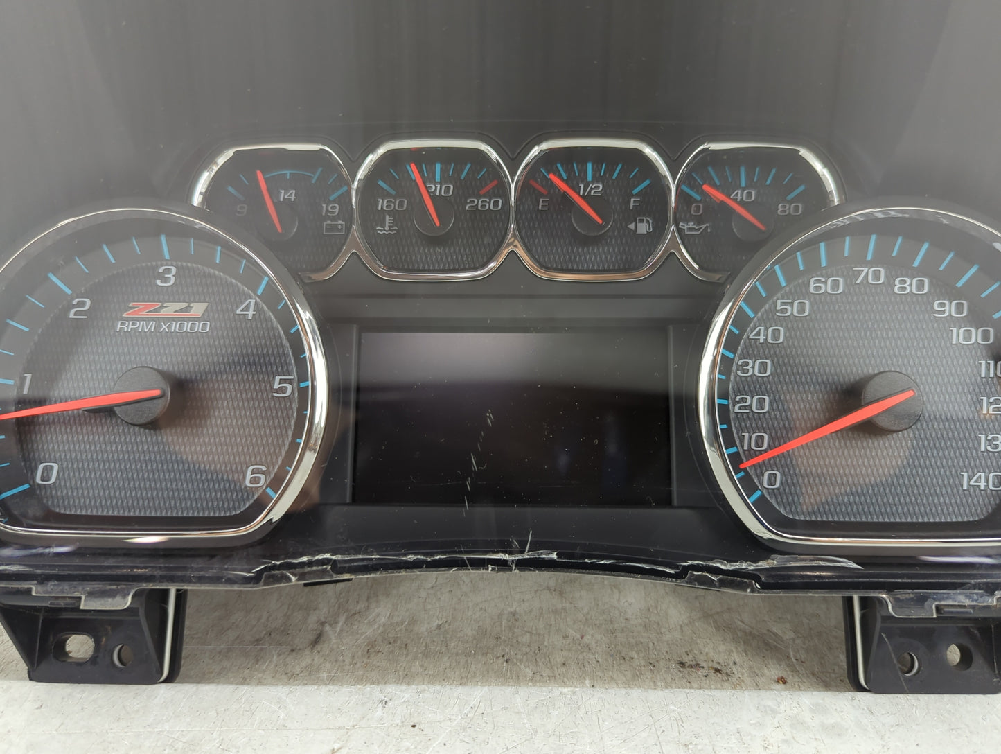 2016 Chevrolet Silverado 1500 Instrument Cluster Speedometer Gauges P/N:84026894 Fits OEM Used Auto Parts - Oemusedautoparts