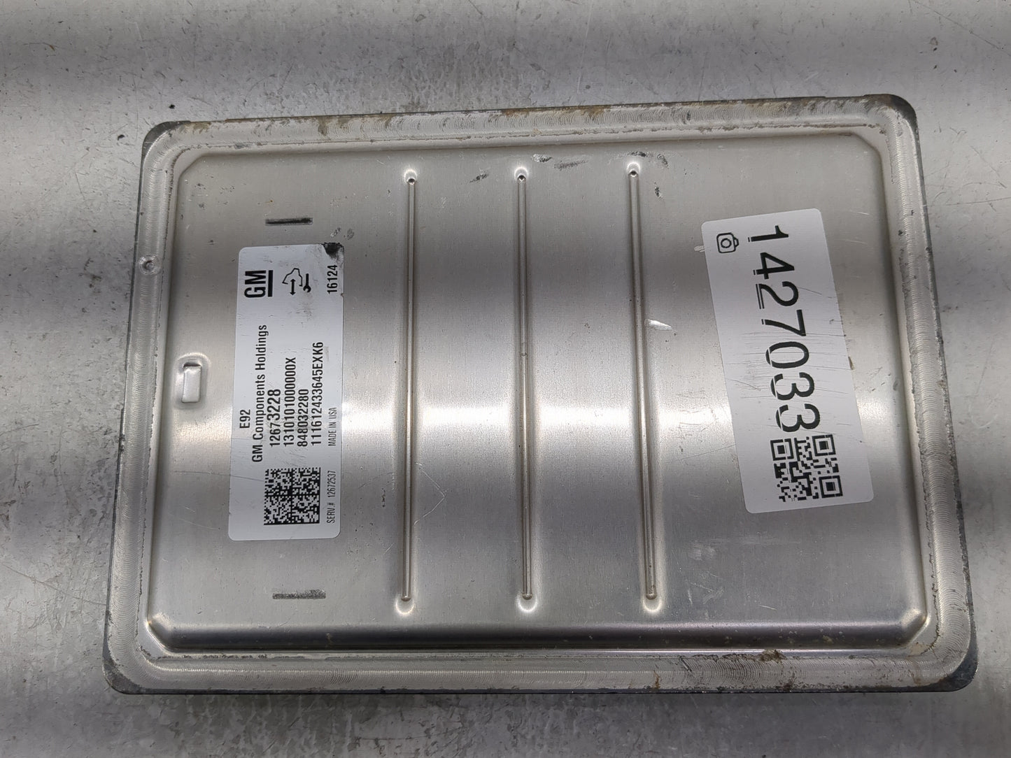 2014-2016 Chevrolet Silverado 1500 PCM Engine Control Computer ECU ECM PCU OEM P/N:12673228 12672537 Fits Fits 2014 2015 201