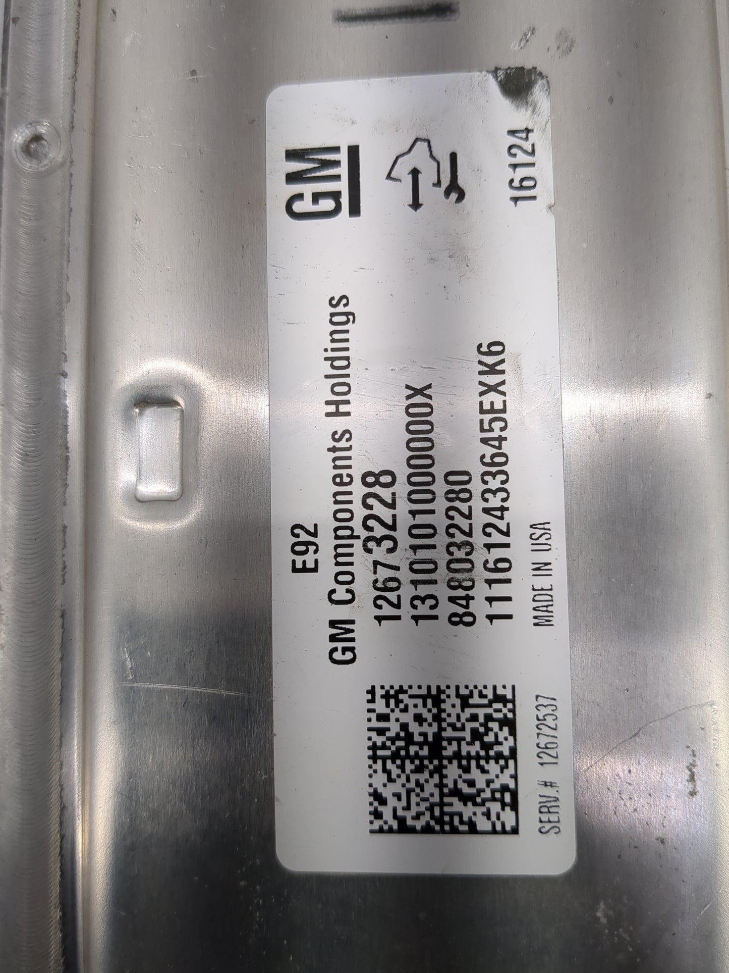 2014-2016 Chevrolet Silverado 1500 PCM Engine Control Computer ECU ECM PCU OEM P/N:12673228 12672537 Fits Fits 2014 2015 201