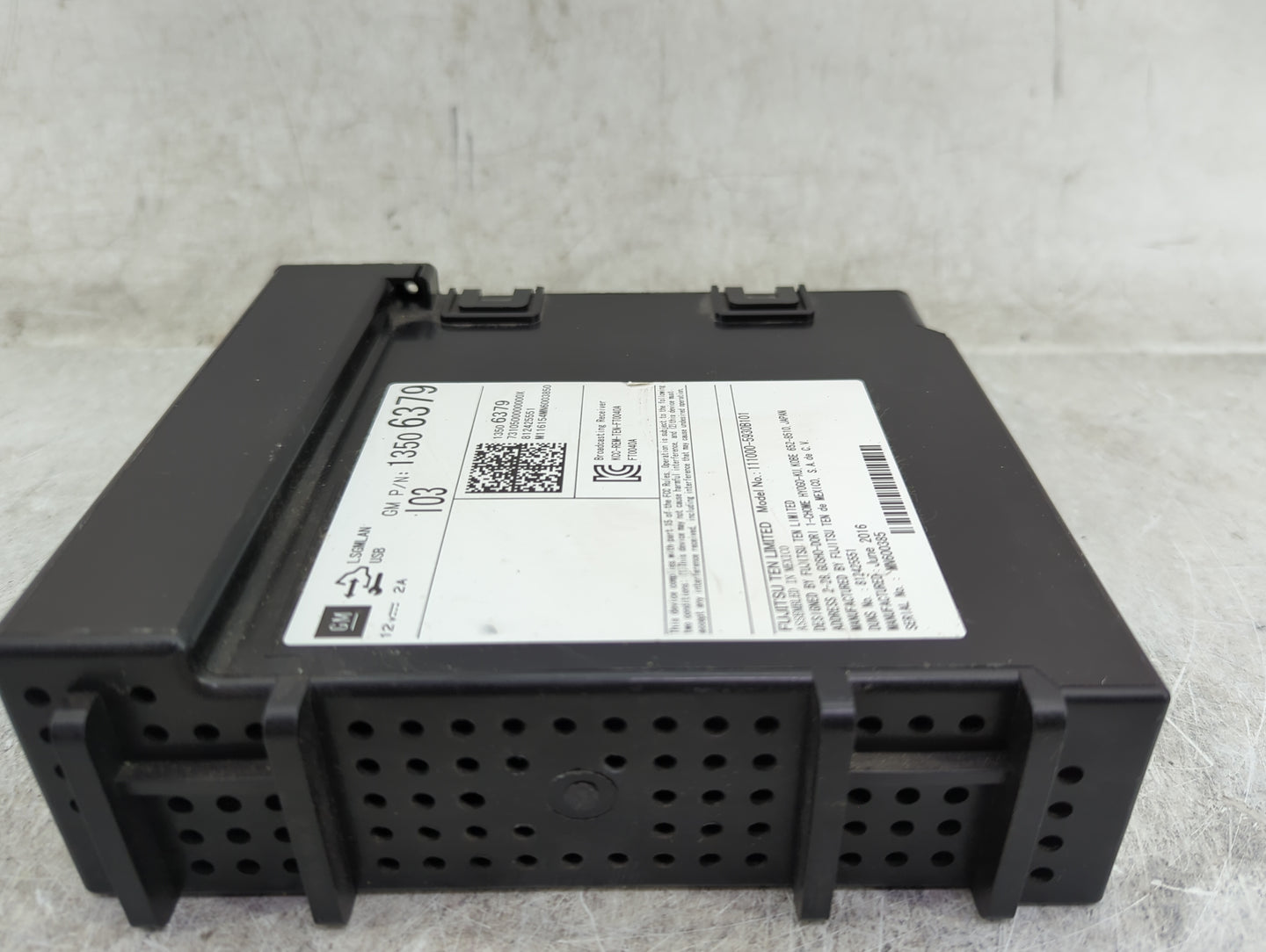 2016 Chevrolet Silverado 1500 Radio AM FM Cd Player Receiver Replacement P/N:13506379 111000-5930B101, FT0040A Fits Fits 201