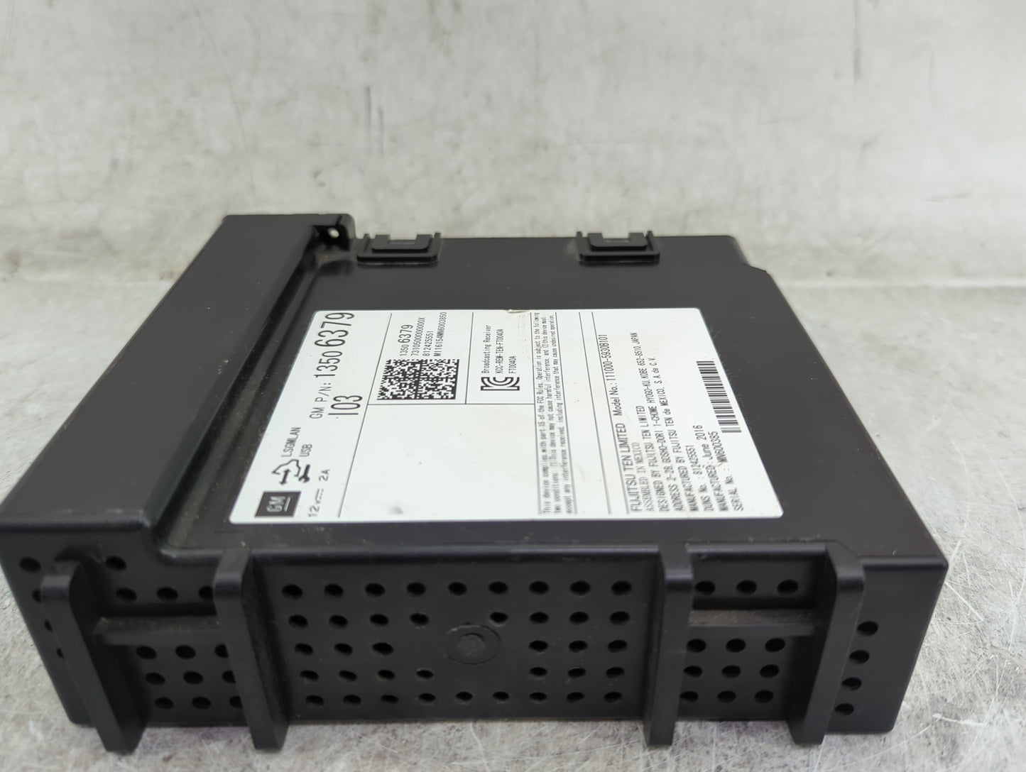 2016 Chevrolet Silverado 1500 Radio AM FM Cd Player Receiver Replacement P/N:13506379 111000-5930B101, FT0040A Fits Fits 201