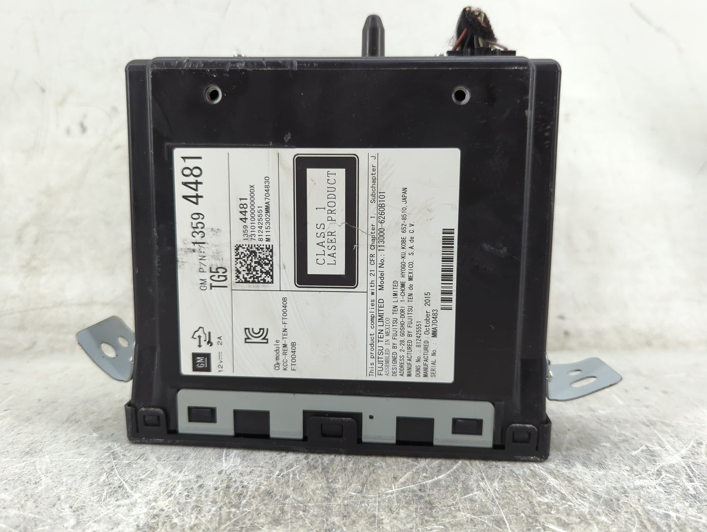 2016 Chevrolet Silverado 1500 Radio AM FM Cd Player Receiver Replacement P/N:13594481 13506371, GMP7NF, TG5 Fits Fits 2017 O