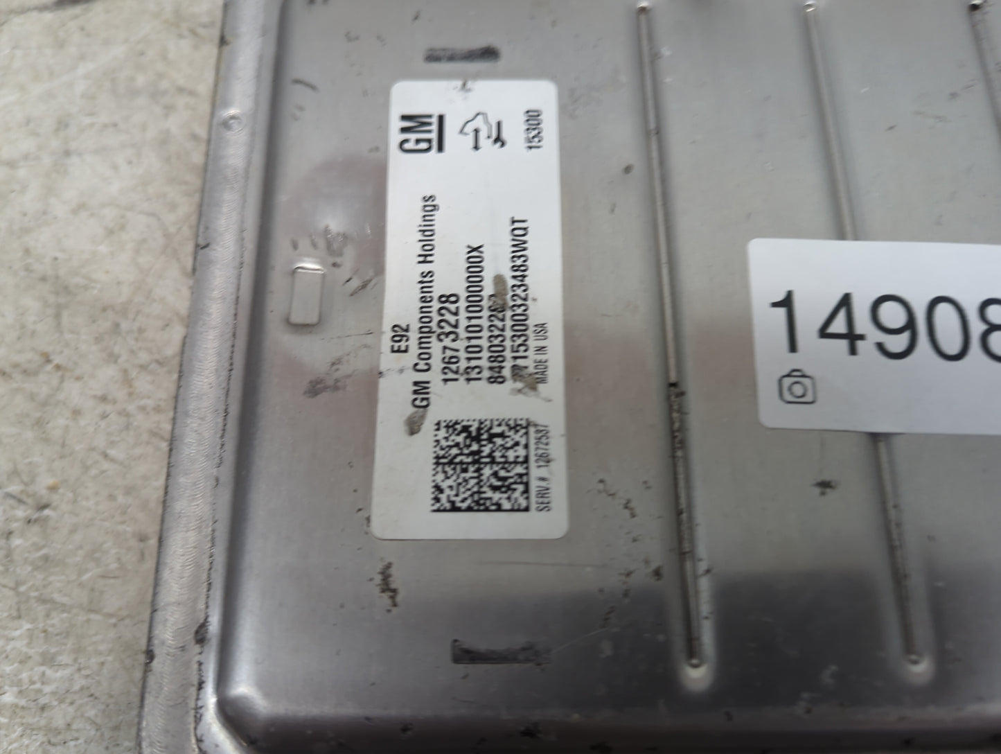 2014-2016 Chevrolet Silverado 1500 PCM Engine Control Computer ECU ECM PCU OEM P/N:12673228 12672587 Fits Fits 2014 2015 201