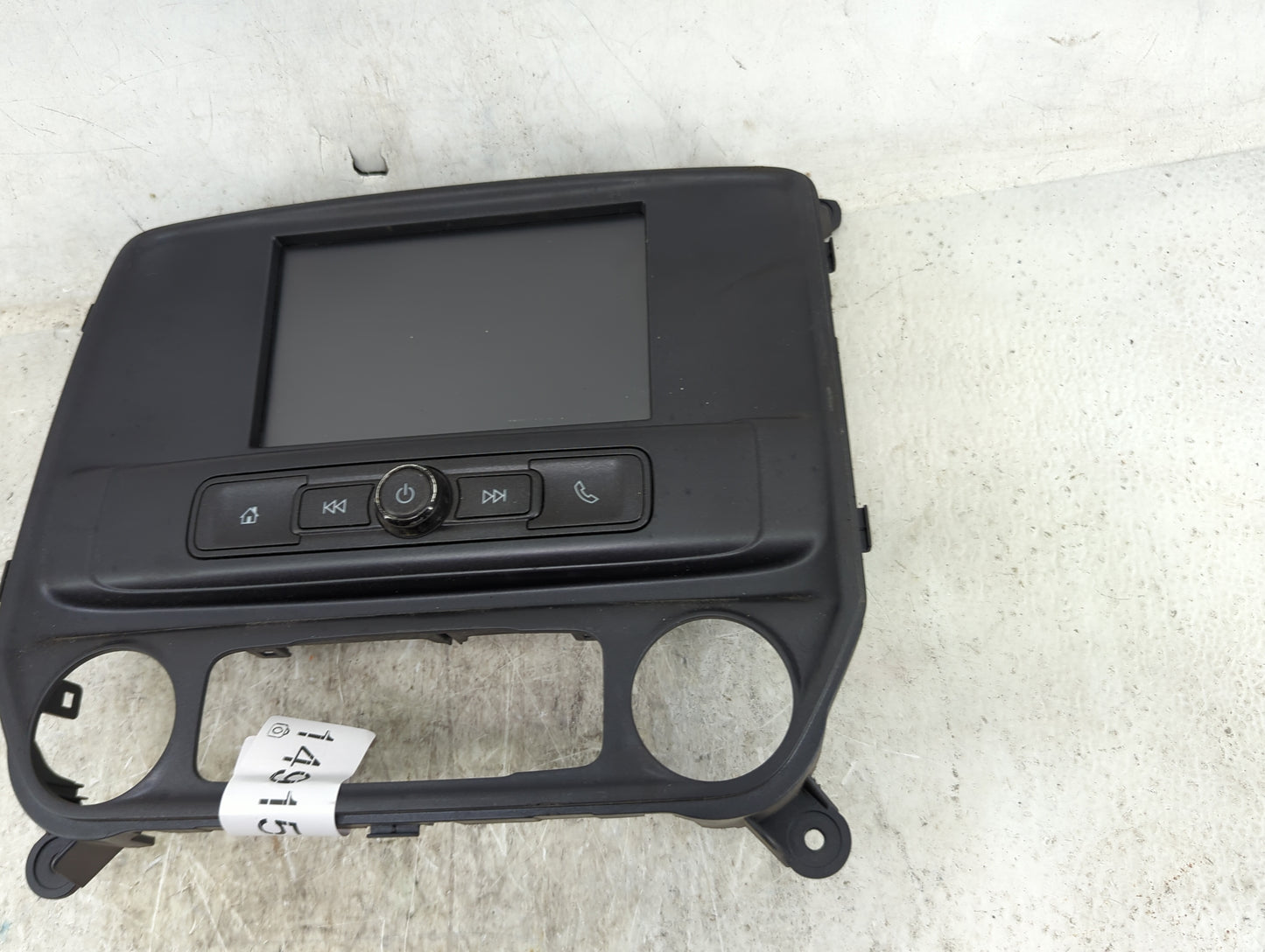 2016-2019 Chevrolet Silverado 1500 Radio Control Panel 1491550 - Oemusedautoparts1.com
