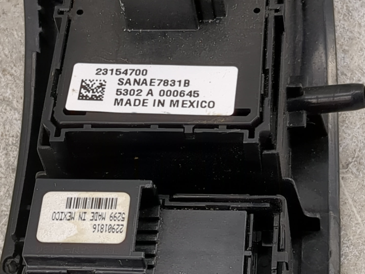 2014-2019 Chevrolet Silverado 1500 Master Power Window Switch Replacement Driver Side Left P/N:23154700 SANAE7831B Fits OEM 