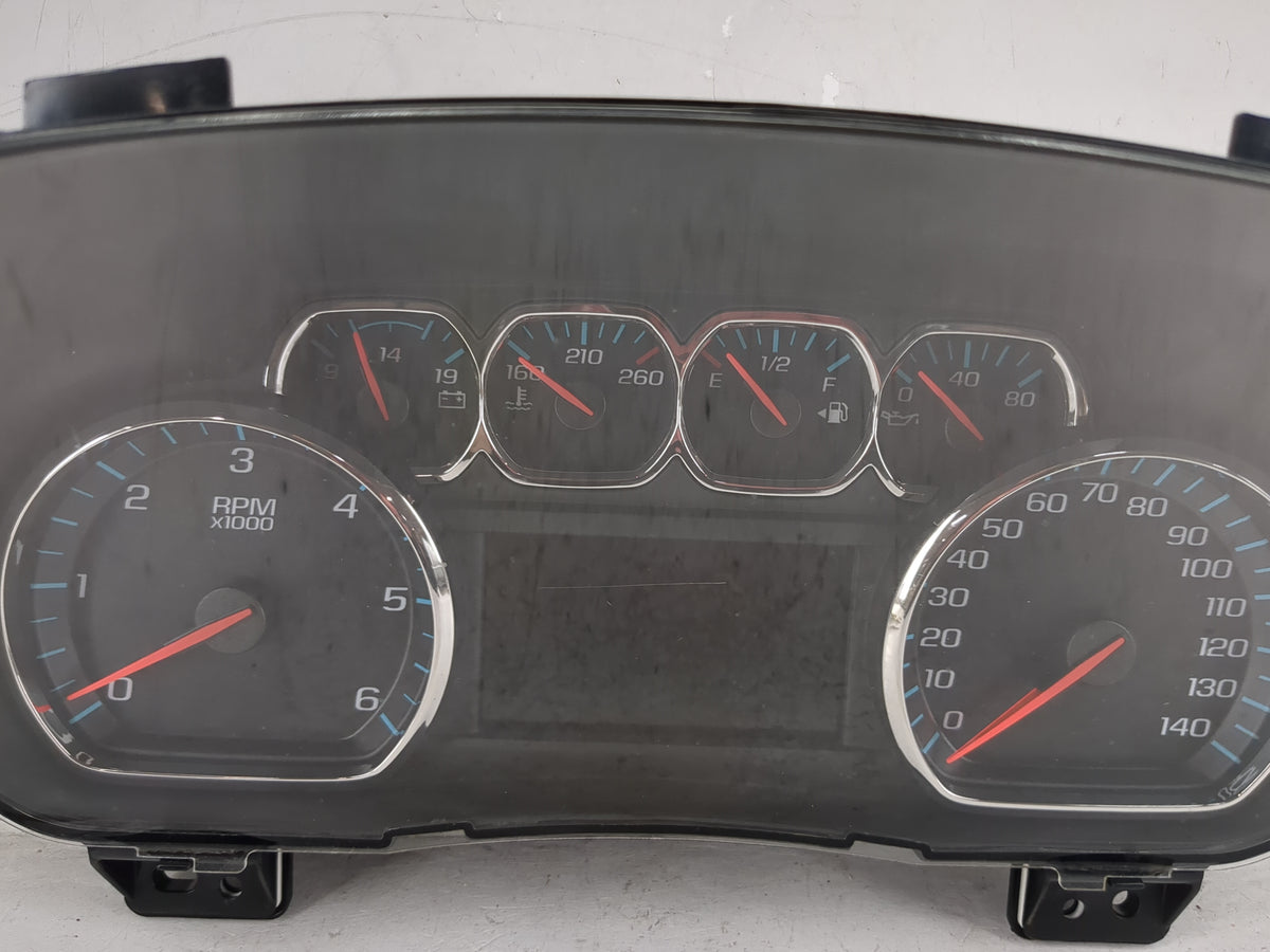 2016 Chevrolet Silverado 1500 Instrument Cluster Speedometer Gauges P/N:84026892 28516649 Miles: Fits OEM Used Auto Parts - 