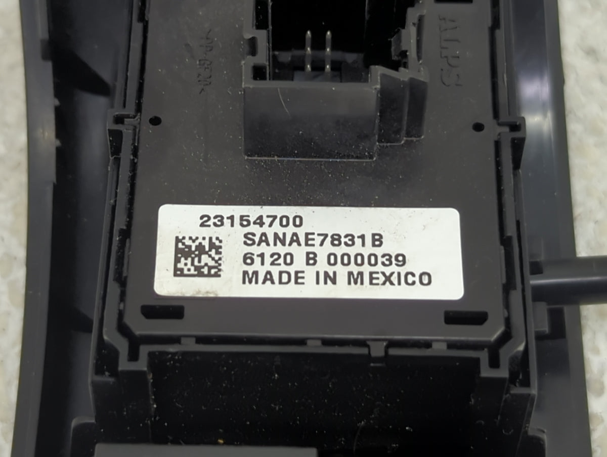 2014-2019 Chevrolet Silverado 1500 Master Power Window Switch Replacement Driver Side Left P/N:23154700 SANAE7831B Fits OEM 
