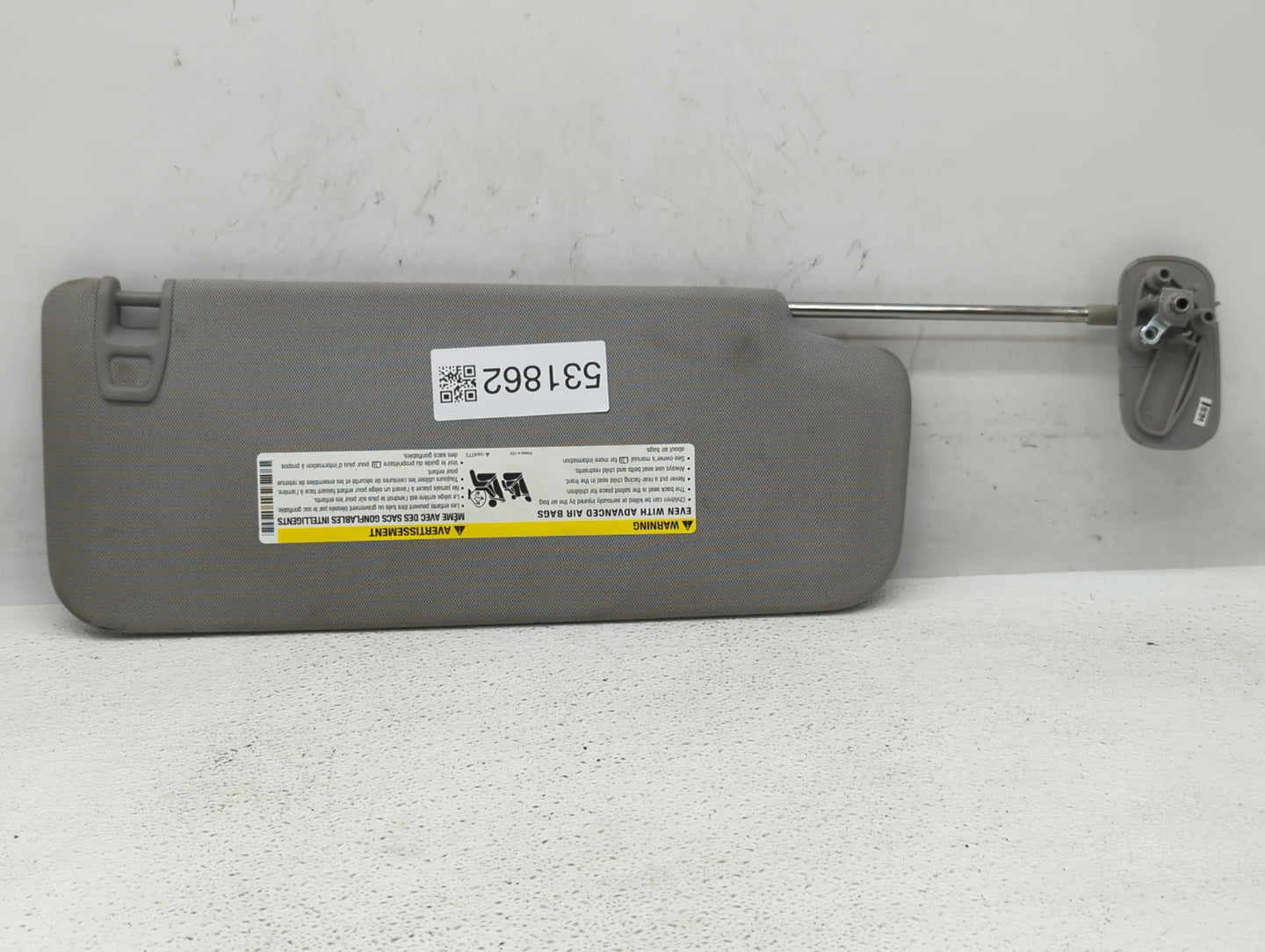 2016 Chevrolet Silverado 1500 Sun Visor Shade Replacement Passenger Right Mirror Fits OEM Used Auto Parts - Oemusedautoparts