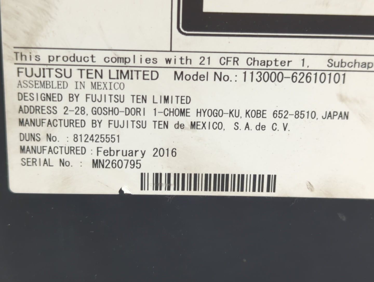 2015-2019 Chevrolet Silverado 1500 Am Fm Cd Player Radio Receiver - Oemusedautoparts1.com