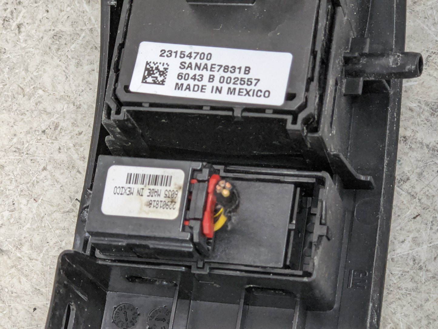 2015-2018 Chevrolet Silverado 2500 Master Power Window Switch Replacement Driver Side Left P/N:23154700 Fits OEM Used Auto P