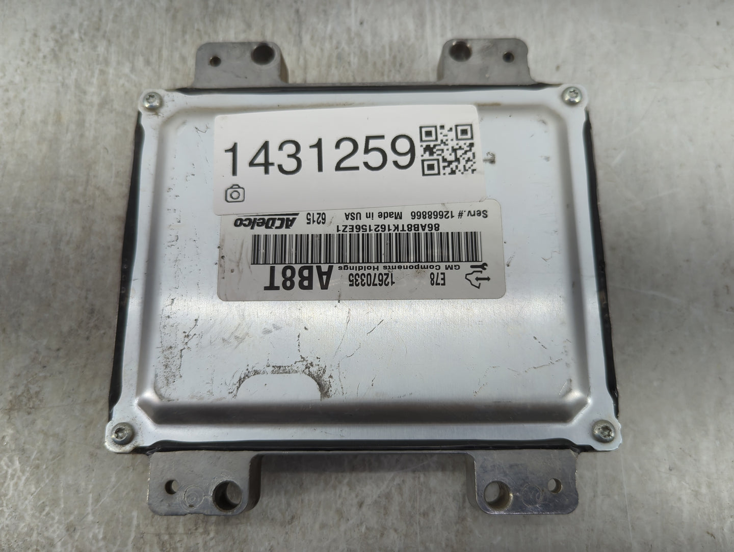 2016 Chevrolet Silverado 2500 PCM Engine Control Computer ECU ECM PCU OEM P/N:12670335 Fits Fits 2011 2012 2013 2014 2015 OE