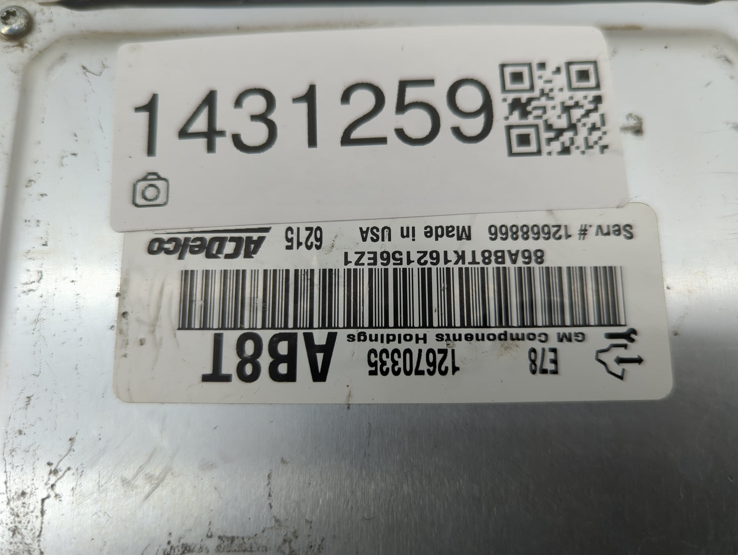 2016 Chevrolet Silverado 2500 PCM Engine Control Computer ECU ECM PCU OEM P/N:12670335 Fits Fits 2011 2012 2013 2014 2015 OE