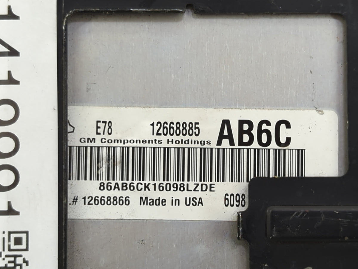 2012-2016 Chevrolet Sonic PCM Engine Control Computer ECU ECM PCU OEM P/N:12668885 12668866 Fits 2011 2012 2013 2014 2015 20