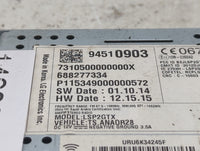2015-2016 Chevrolet Sonic Radio AM FM Cd Player Receiver Replacement P/N:94510903 Fits Fits 2015 2016 OEM Used Auto Parts - 