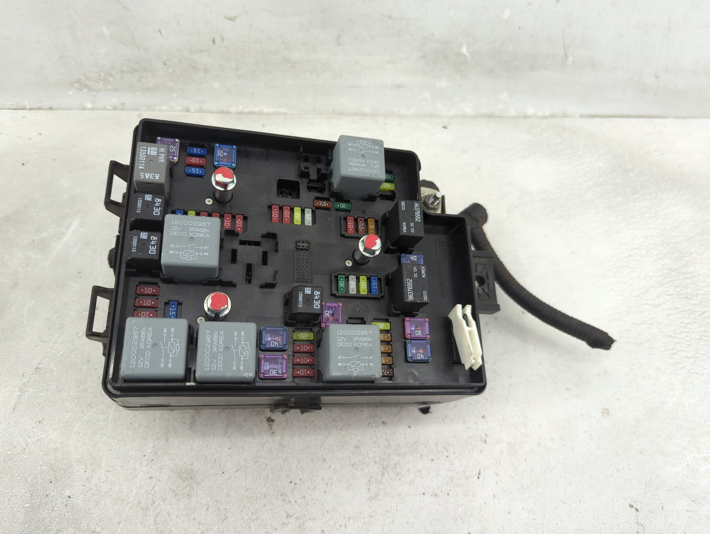 2014-2016 Chevrolet Sonic Fusebox Fuse Box Panel Relay Module P/N:95383529 Fits Fits 2014 2015 2016 OEM Used Auto Parts - Oe