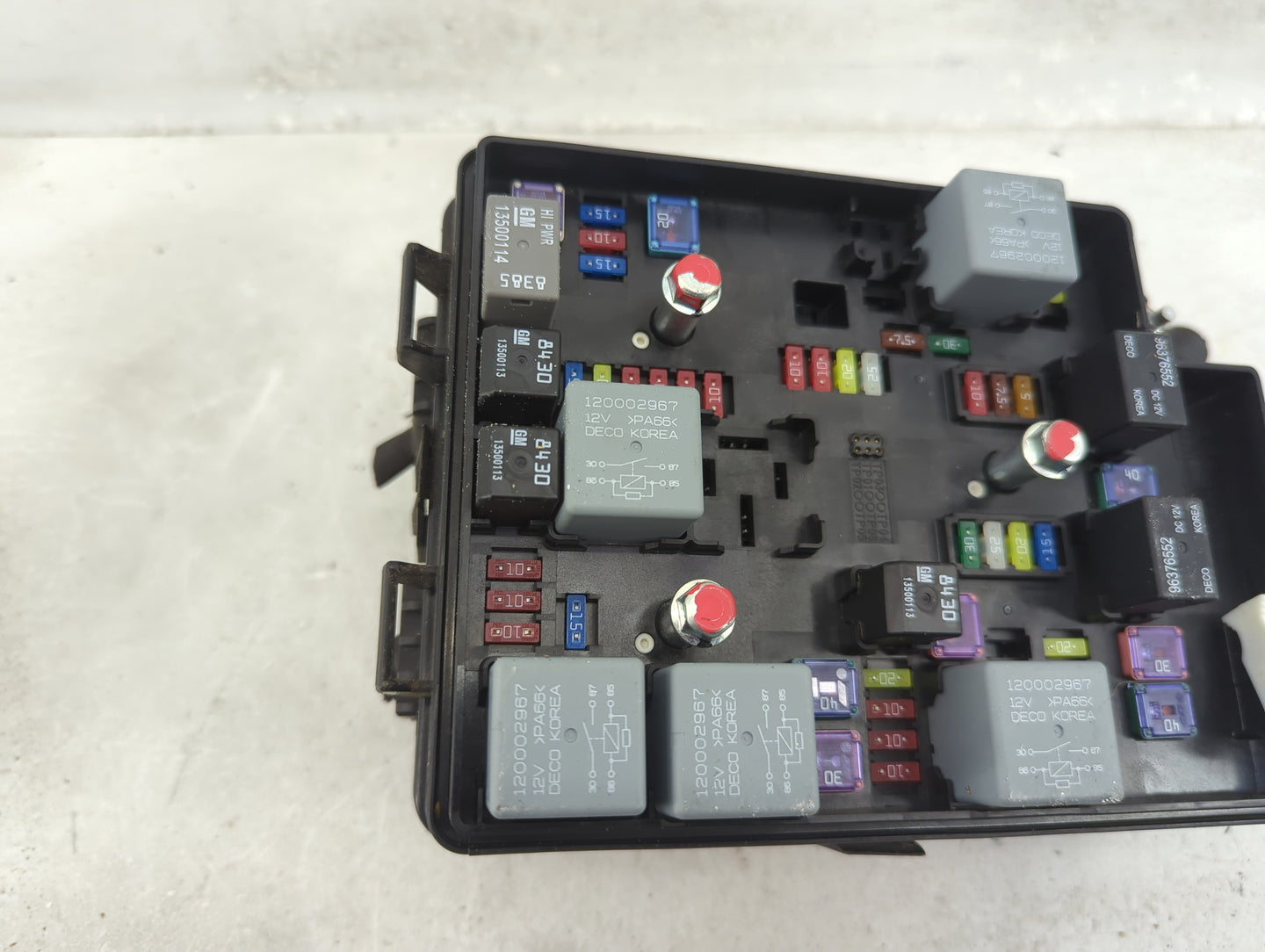 2014-2016 Chevrolet Sonic Fusebox Fuse Box Panel Relay Module P/N:95383529 Fits Fits 2014 2015 2016 OEM Used Auto Parts - Oe