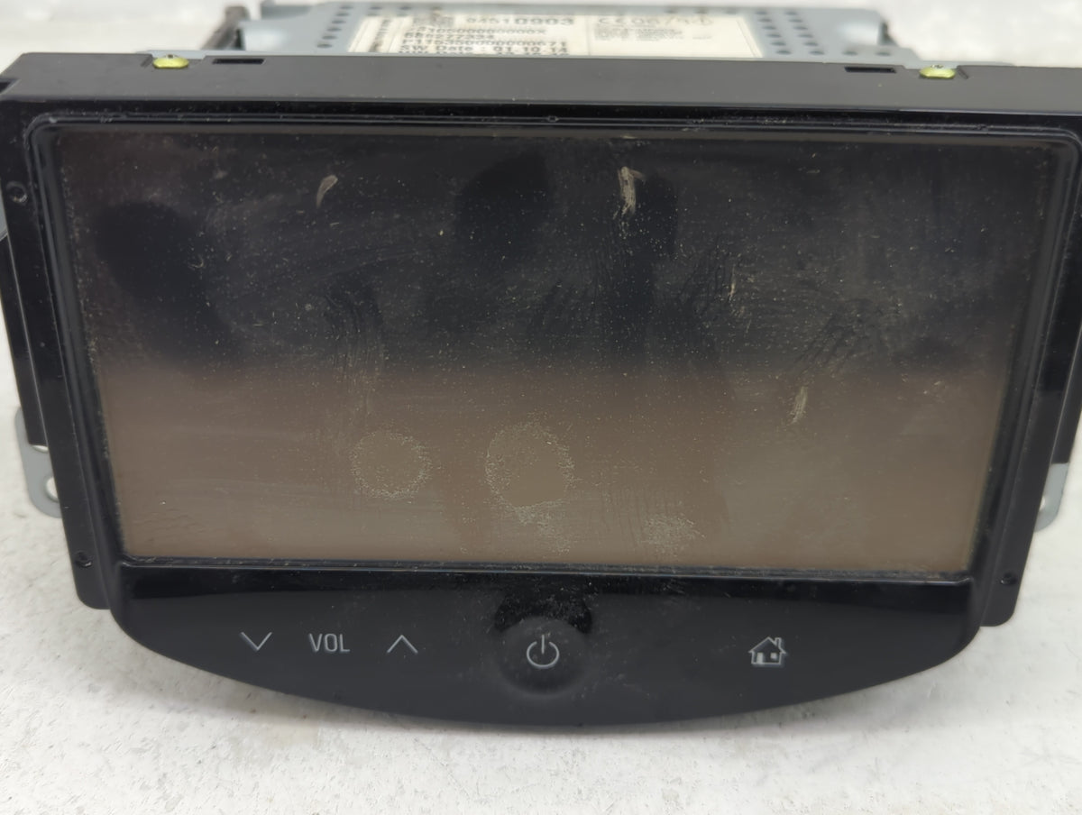 2016 Chevrolet Sonic Information Radio Display Screen Black - Oemusedautoparts1.com