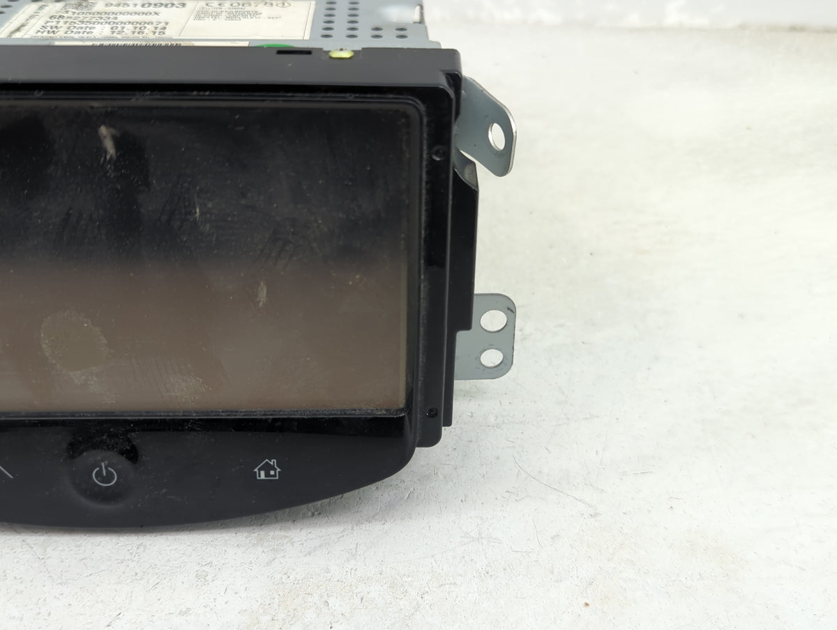 2016 Chevrolet Sonic Information Radio Display Screen Black - Oemusedautoparts1.com