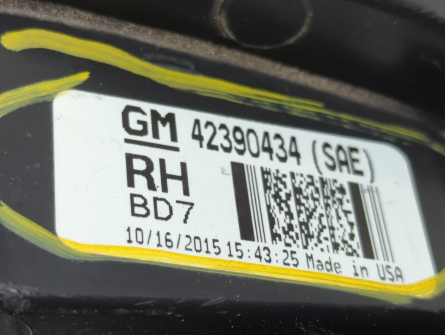 2016-2016 Chevrolet Sonic Passenger Right Oem Head Light Headlight Lamp - Oemusedautoparts1.com
