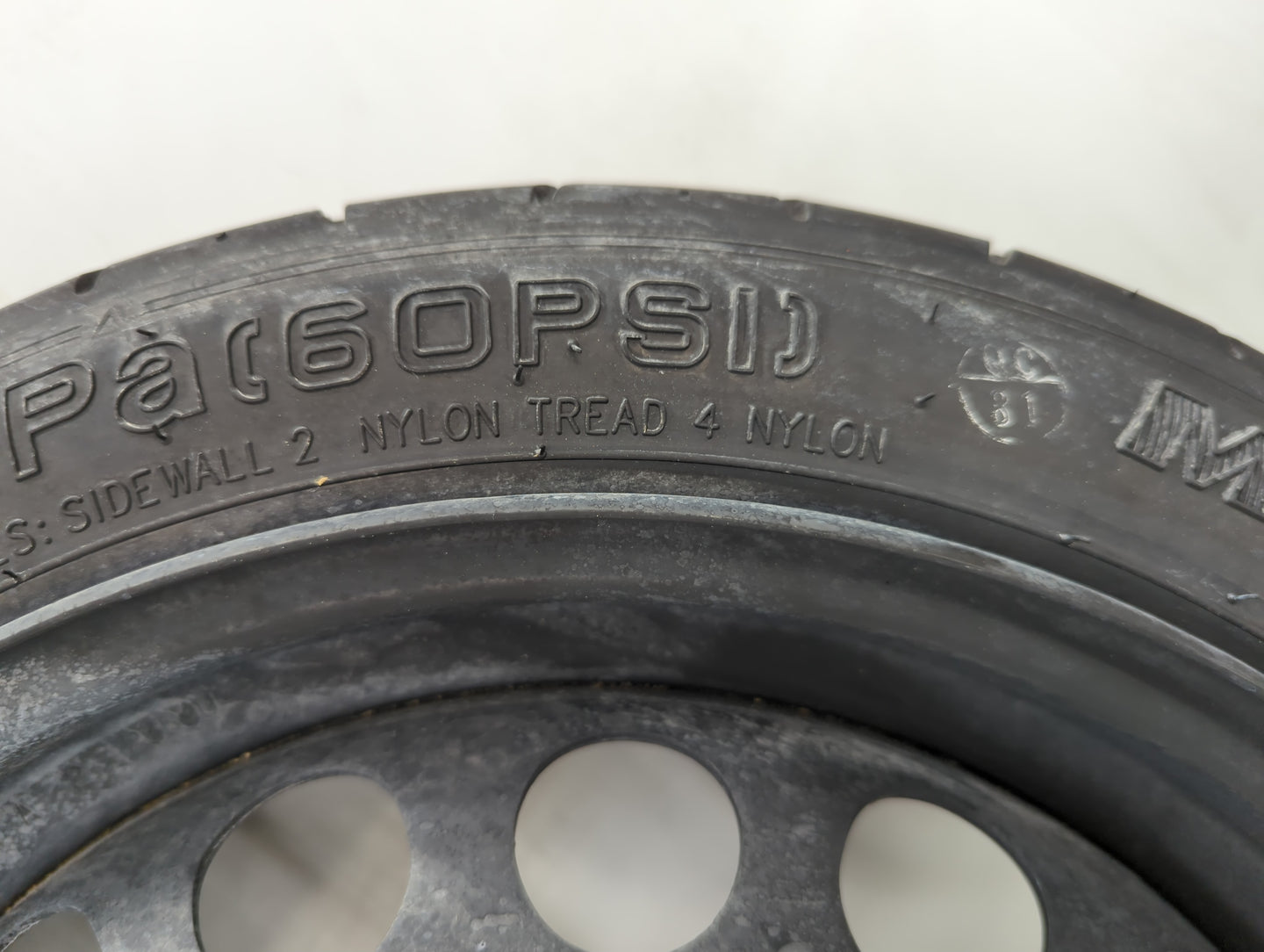 2016-2022 Chevrolet Spark Spare Donut Tire Wheel Rim Oem - Oemusedautoparts1.com