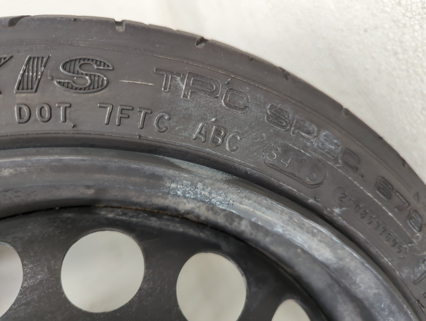 2016-2022 Chevrolet Spark Spare Donut Tire Wheel Rim Oem - Oemusedautoparts1.com