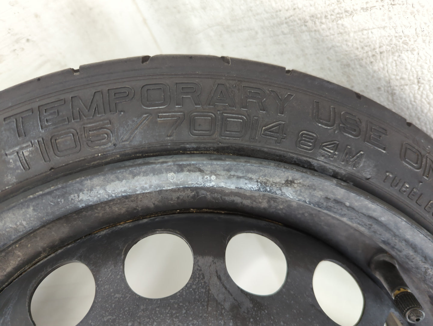 2016-2022 Chevrolet Spark Spare Donut Tire Wheel Rim Oem - Oemusedautoparts1.com