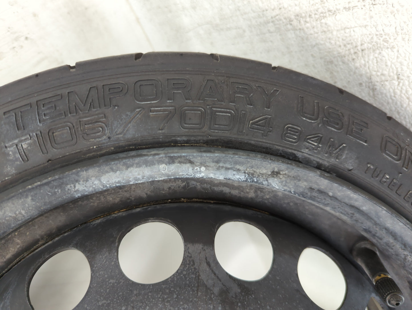 2016-2022 Chevrolet Spark Spare Donut Tire Wheel Rim Oem - Oemusedautoparts1.com