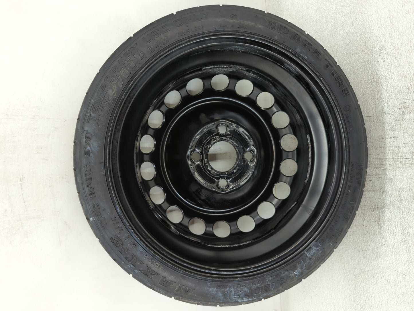 2016-2022 Chevrolet Spark Spare Donut Tire Wheel Rim Oem - Oemusedautoparts1.com