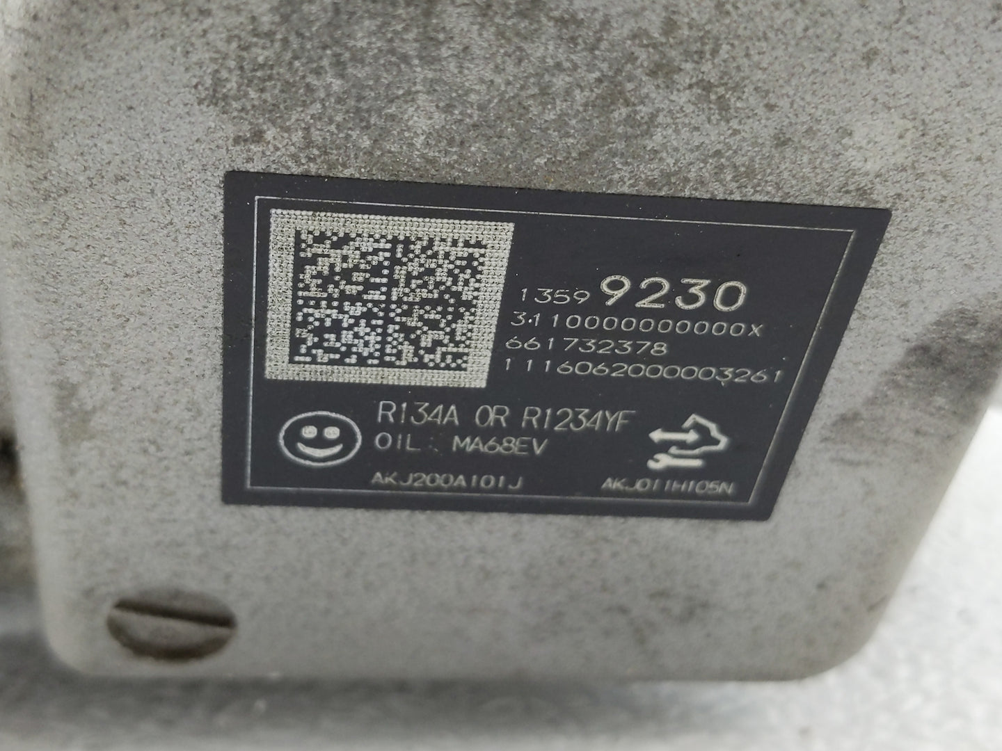2014-2016 Chevrolet Spark Air Conditioning A/c Ac Compressor Oem - Oemusedautoparts1.com