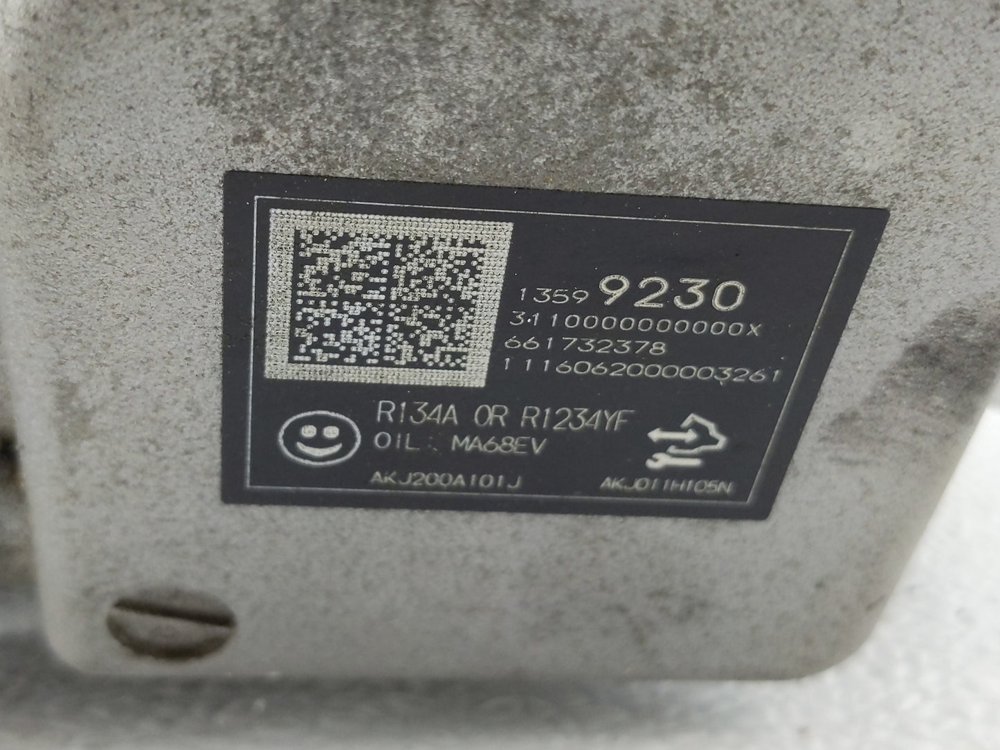2014-2016 Chevrolet Spark Air Conditioning A/c Ac Compressor Oem - Oemusedautoparts1.com