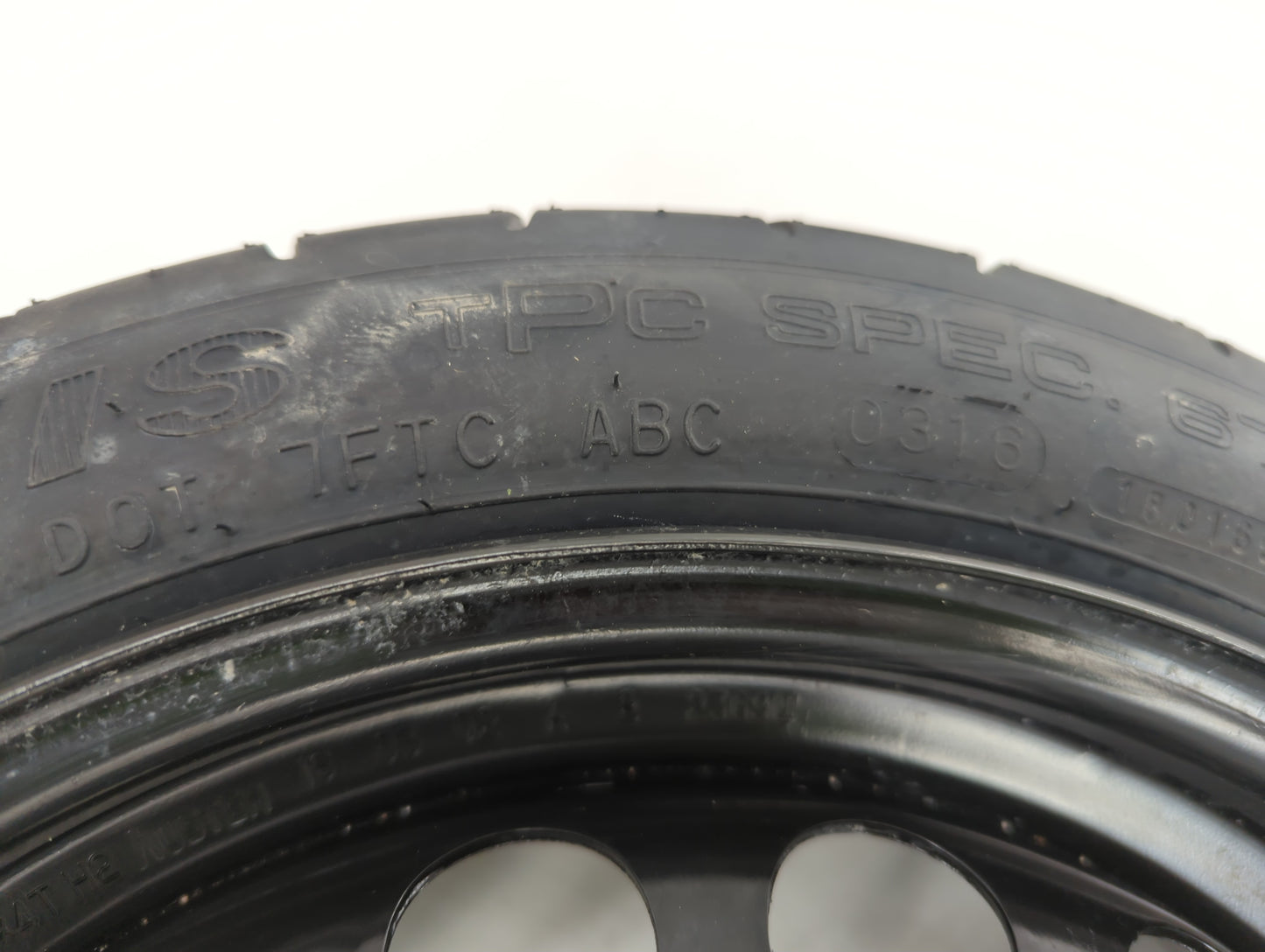 2016-2022 Chevrolet Spark Spare Donut Tire Wheel Rim Oem - Oemusedautoparts1.com