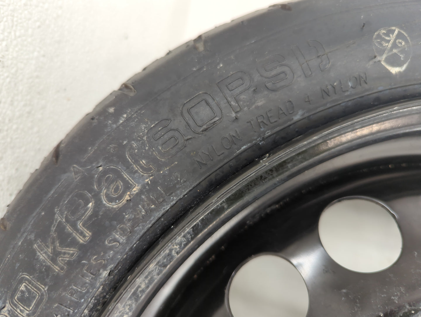 2016-2022 Chevrolet Spark Spare Donut Tire Wheel Rim Oem - Oemusedautoparts1.com
