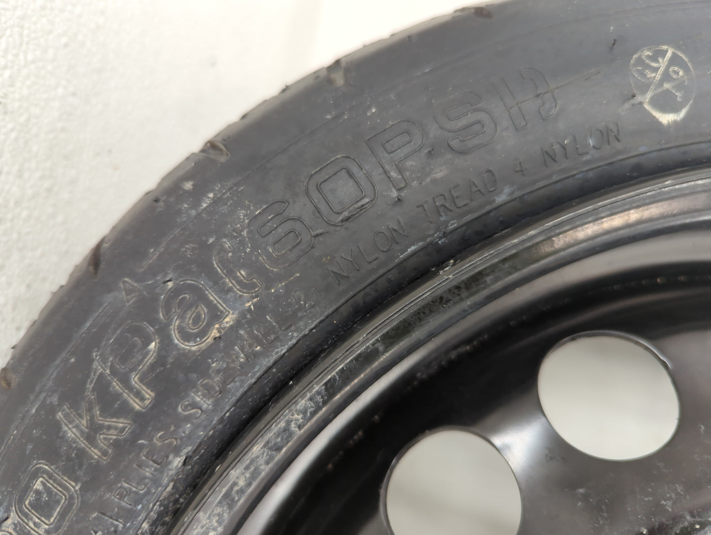2016-2022 Chevrolet Spark Spare Donut Tire Wheel Rim Oem - Oemusedautoparts1.com