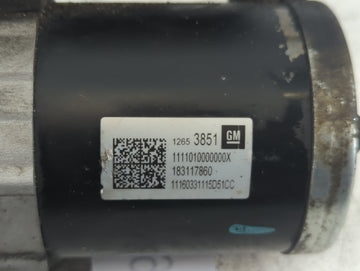 2016 Chevrolet Spark Car Starter Motor Solenoid OEM P/N:12653851 Fits OEM Used Auto Parts