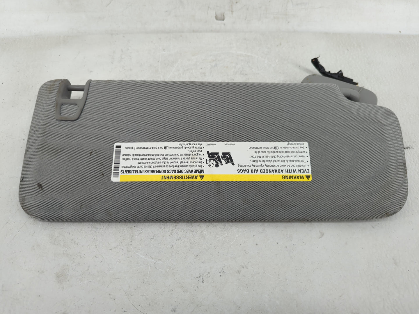 2016 Chevrolet Suburban 1500 Sun Visor Shade Replacement Passenger Right Mirror Fits Fits 2015 2017 2018 2019 2020 OEM Used 