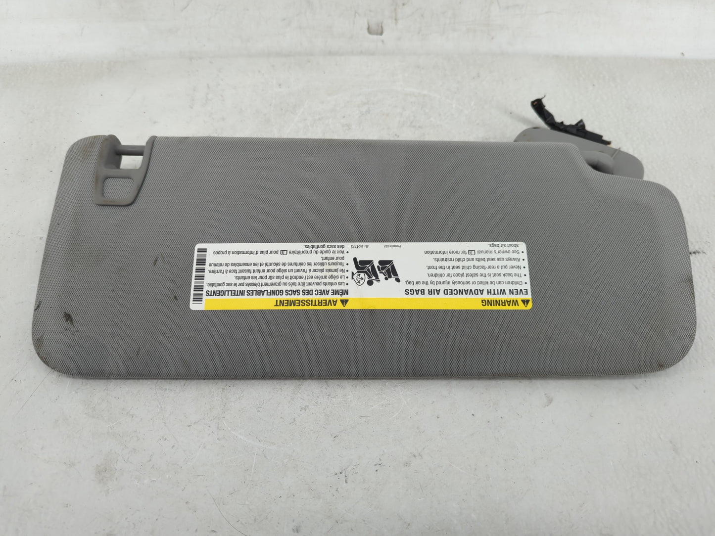 2016 Chevrolet Suburban 1500 Sun Visor Shade Replacement Passenger Right Mirror Fits Fits 2015 2017 2018 2019 2020 OEM Used 