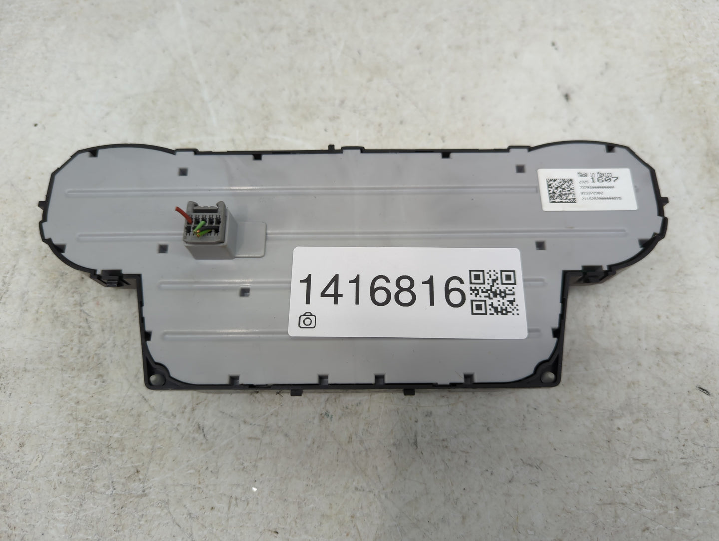 2016 Chevrolet Suburban 1500 Climate Control Module Temperature AC/Heater Replacement P/N:23251607 Fits Fits 2017 2018 2019 