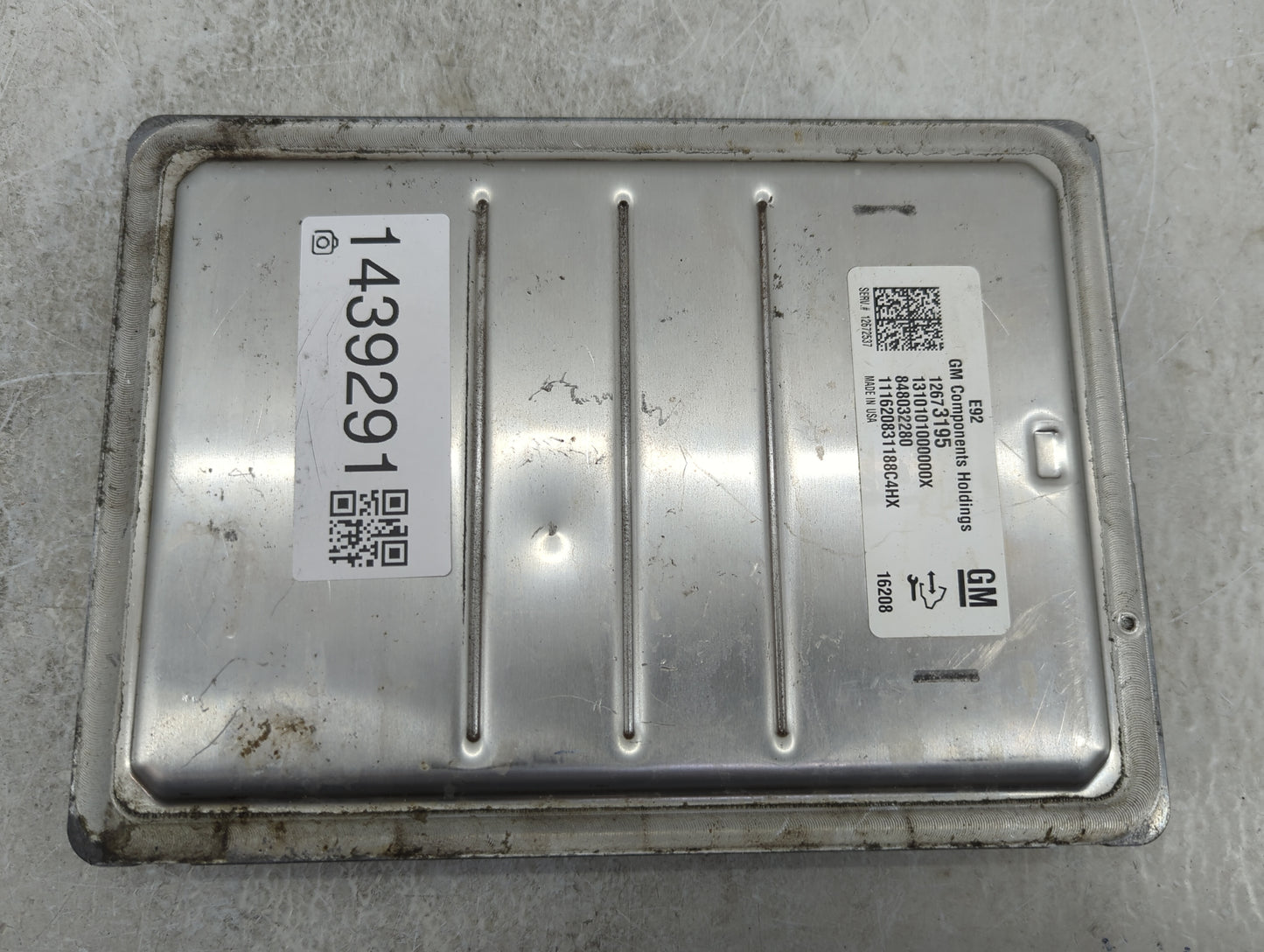 2016 Chevrolet Suburban 1500 PCM Engine Control Computer ECU ECM PCU OEM P/N:12673195 12672537 Fits Fits 2014 2015 OEM Used 
