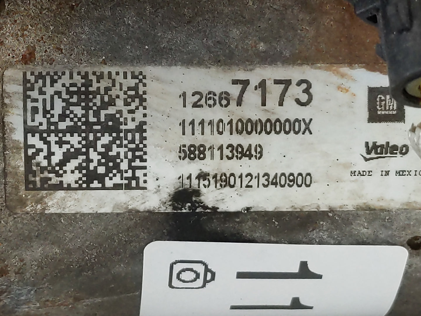 2015-2020 Chevrolet Tahoe Car Starter Motor Solenoid OEM P/N:12667173 Fits Fits 2014 2015 2016 2017 2018 2019 2020 OEM Used 