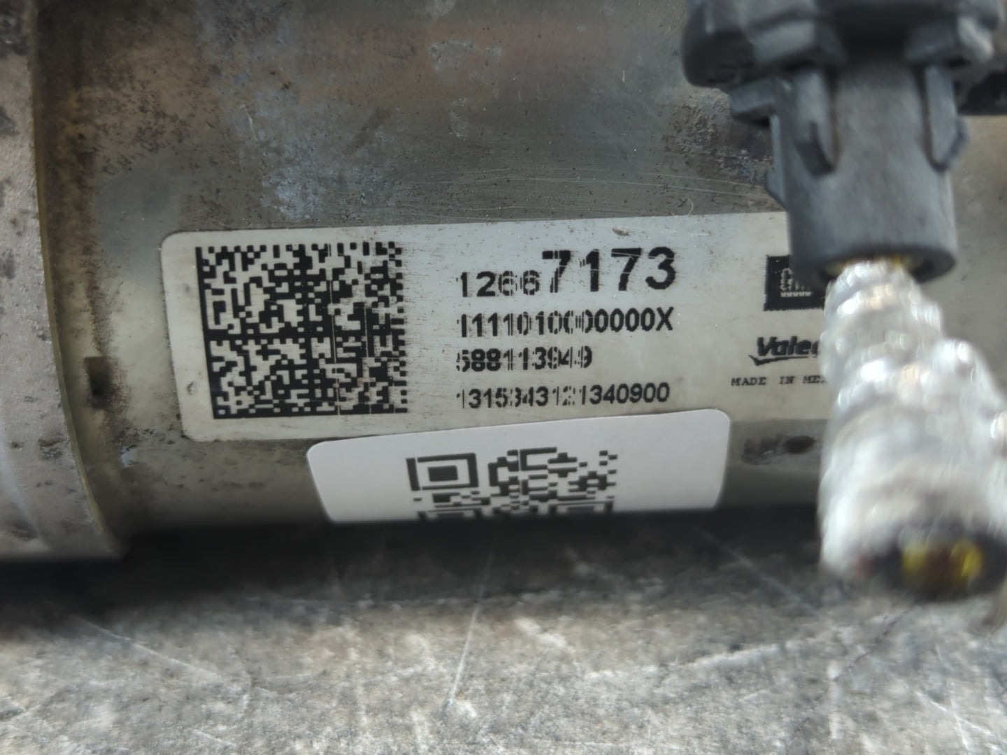2015-2020 Chevrolet Tahoe Car Starter Motor Solenoid OEM P/N:12667173 Fits Fits 2014 2015 2016 2017 2018 2019 2020 OEM Used 