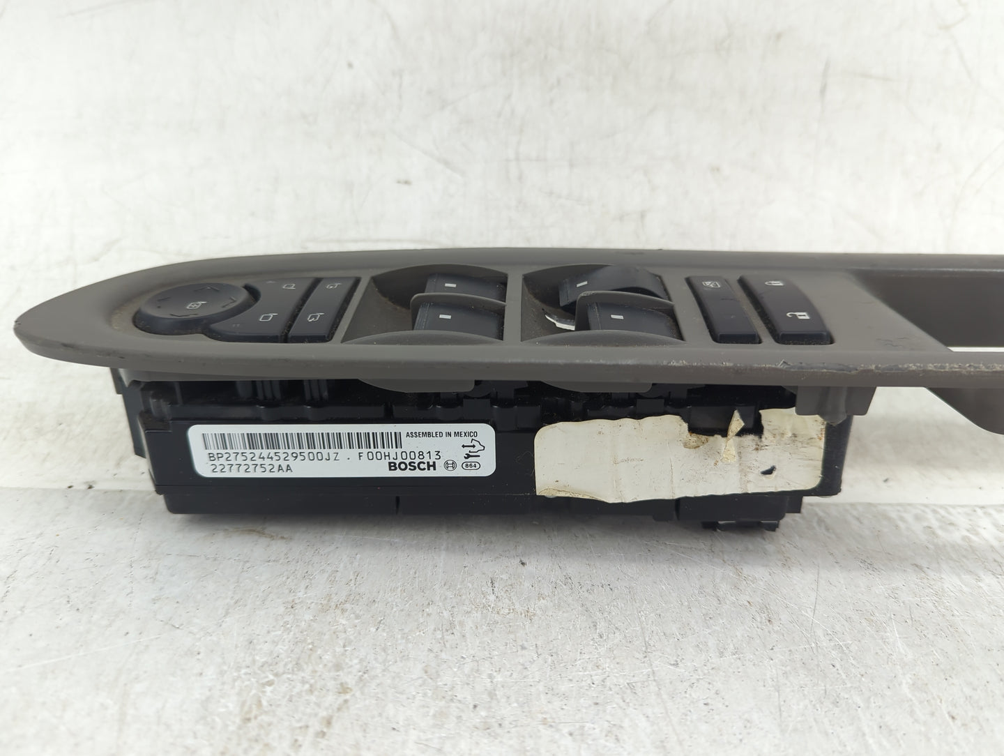 2009-2017 Chevrolet Traverse Master Power Window Switch Replacement Driver Side Left P/N:22772752AA Fits OEM Used Auto Parts