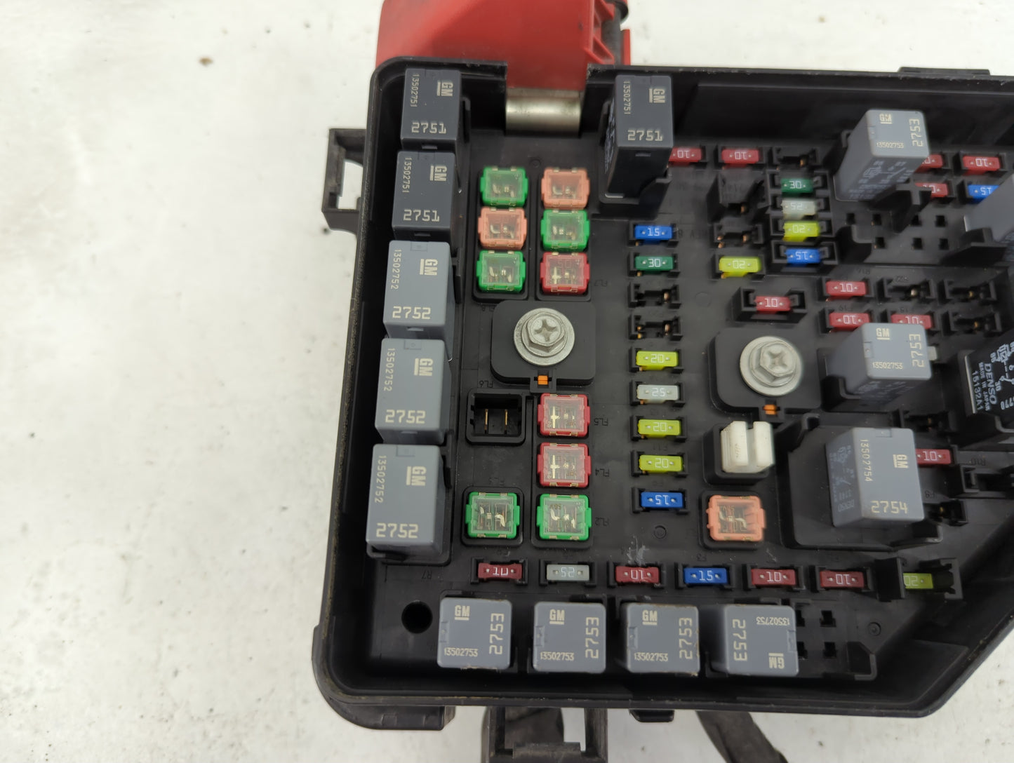 2015-2017 Chevrolet Traverse Fusebox Fuse Box Panel Relay Module P/N:23436804 22950809 Fits Fits 2015 2016 2017 OEM Used Aut