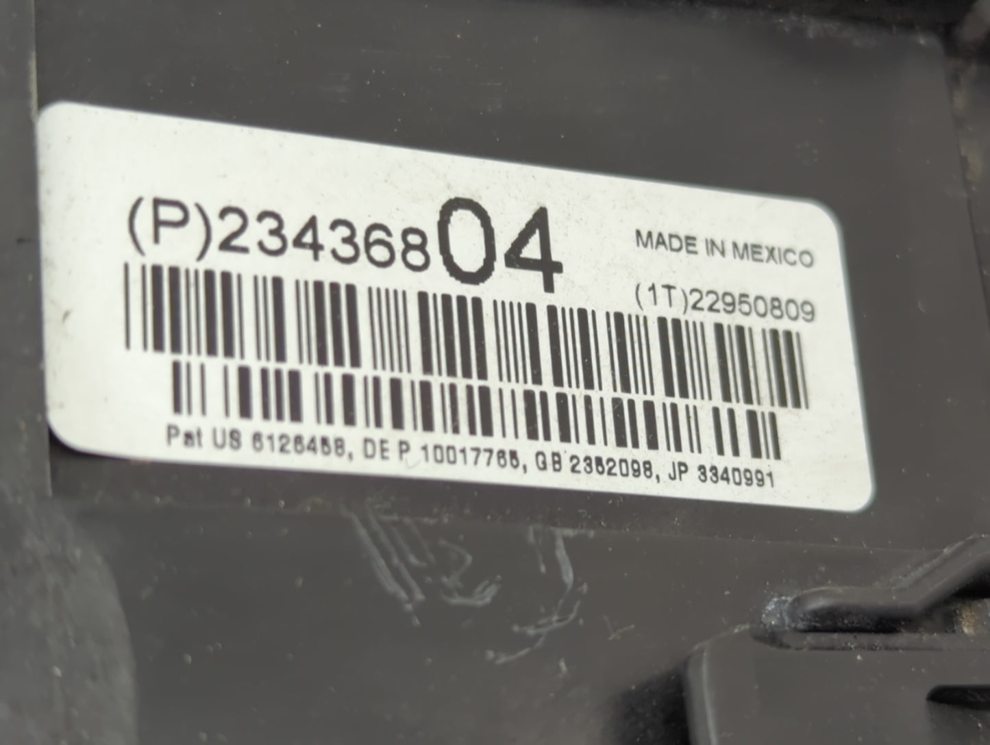 2015-2017 Chevrolet Traverse Fusebox Fuse Box Panel Relay Module P/N:23436804 22950809 Fits Fits 2015 2016 2017 OEM Used Aut