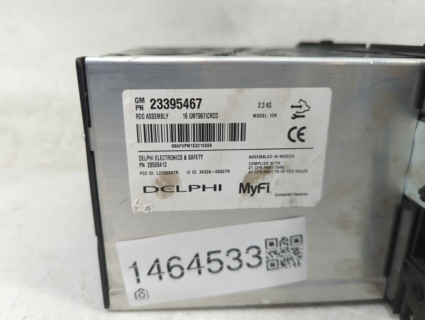 2015-2016 Chevrolet Traverse Radio AM FM Cd Player Receiver Replacement P/N:23395467 28506412, L2C0050TR Fits Fits 2015 2016